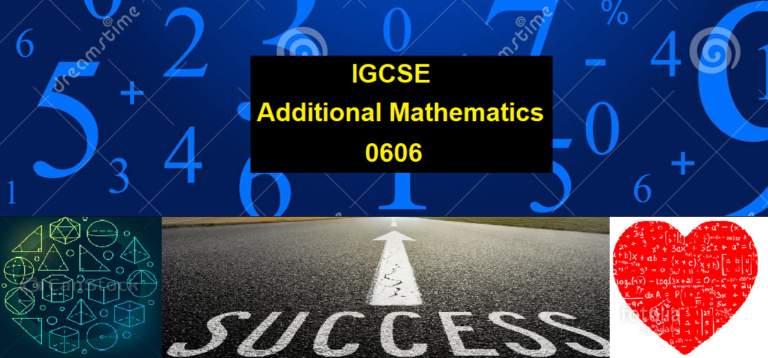 IGCSE Add Maths
